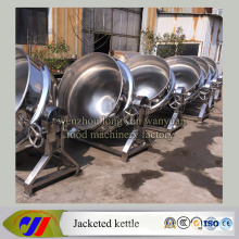 Stainless Steel Food Level Cooking Kettle Machine with Steam Heating Tilting Type